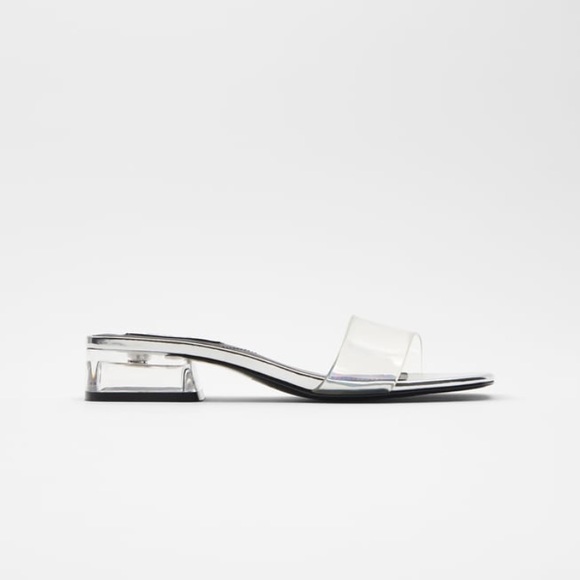 zara clear shoes